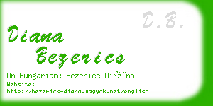 diana bezerics business card